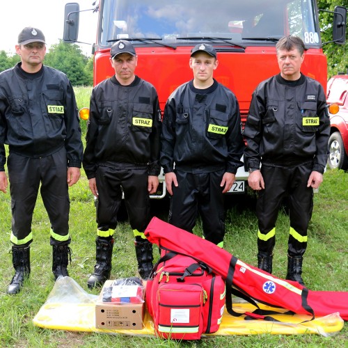Przekazanie sprzętu dla Ochotniczych Straży Pożarnych